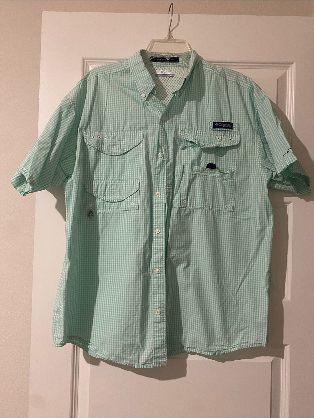 Columbia Short-Sleeve PFG button up shirt